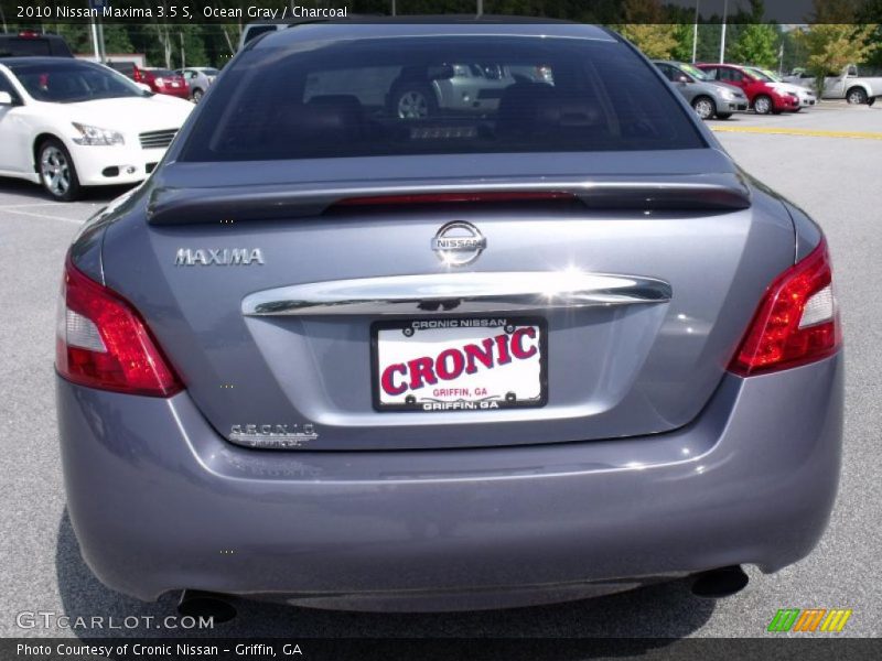 Ocean Gray / Charcoal 2010 Nissan Maxima 3.5 S
