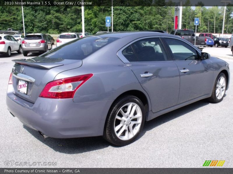 Ocean Gray / Charcoal 2010 Nissan Maxima 3.5 S