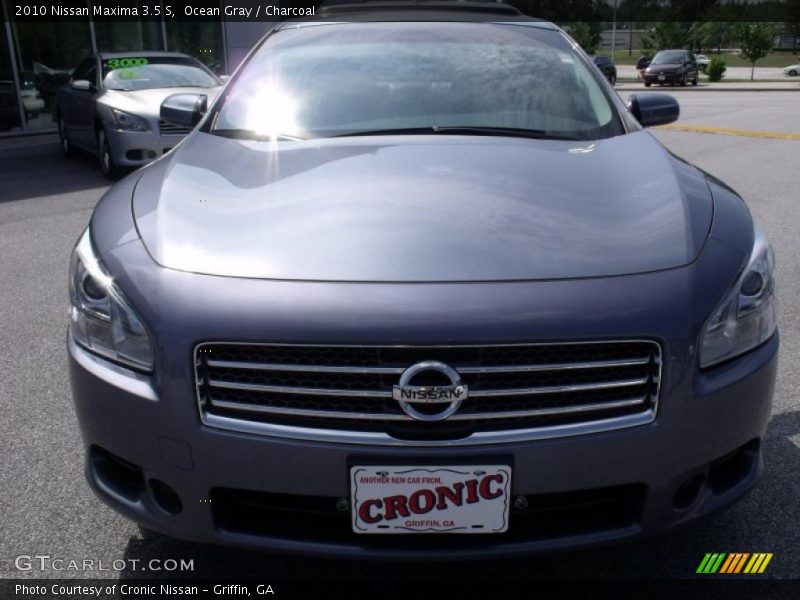 Ocean Gray / Charcoal 2010 Nissan Maxima 3.5 S