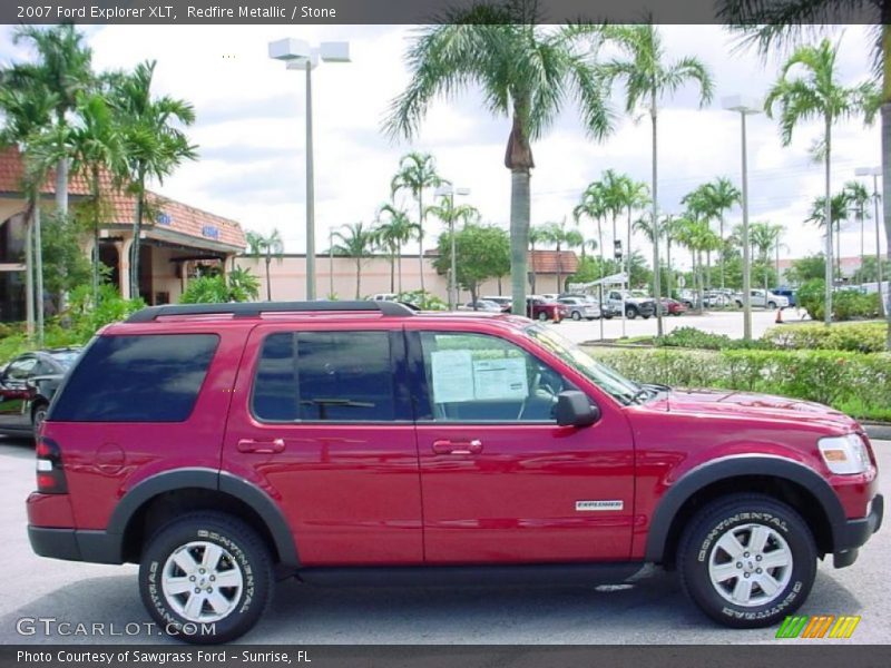 Redfire Metallic / Stone 2007 Ford Explorer XLT