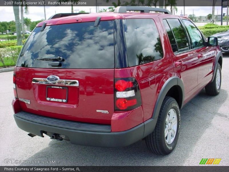 Redfire Metallic / Stone 2007 Ford Explorer XLT