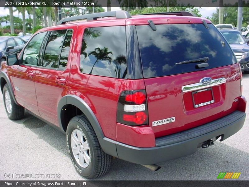 Redfire Metallic / Stone 2007 Ford Explorer XLT