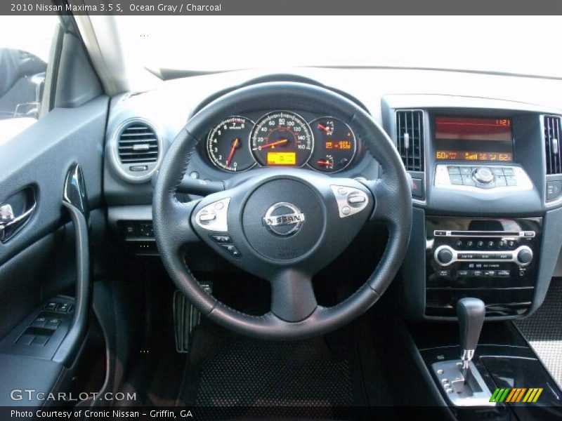 Ocean Gray / Charcoal 2010 Nissan Maxima 3.5 S