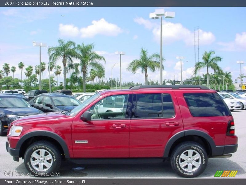 Redfire Metallic / Stone 2007 Ford Explorer XLT