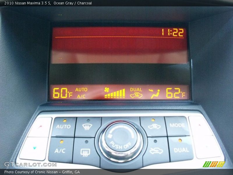 Ocean Gray / Charcoal 2010 Nissan Maxima 3.5 S