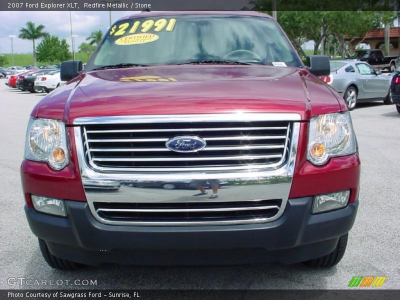 Redfire Metallic / Stone 2007 Ford Explorer XLT