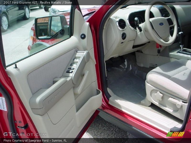 Redfire Metallic / Stone 2007 Ford Explorer XLT