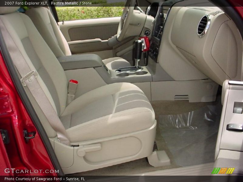 Redfire Metallic / Stone 2007 Ford Explorer XLT