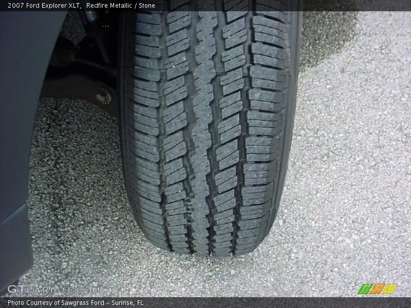 Redfire Metallic / Stone 2007 Ford Explorer XLT