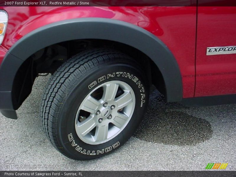 Redfire Metallic / Stone 2007 Ford Explorer XLT