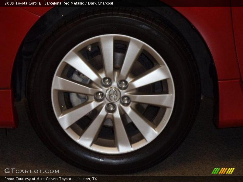 Barcelona Red Metallic / Dark Charcoal 2009 Toyota Corolla