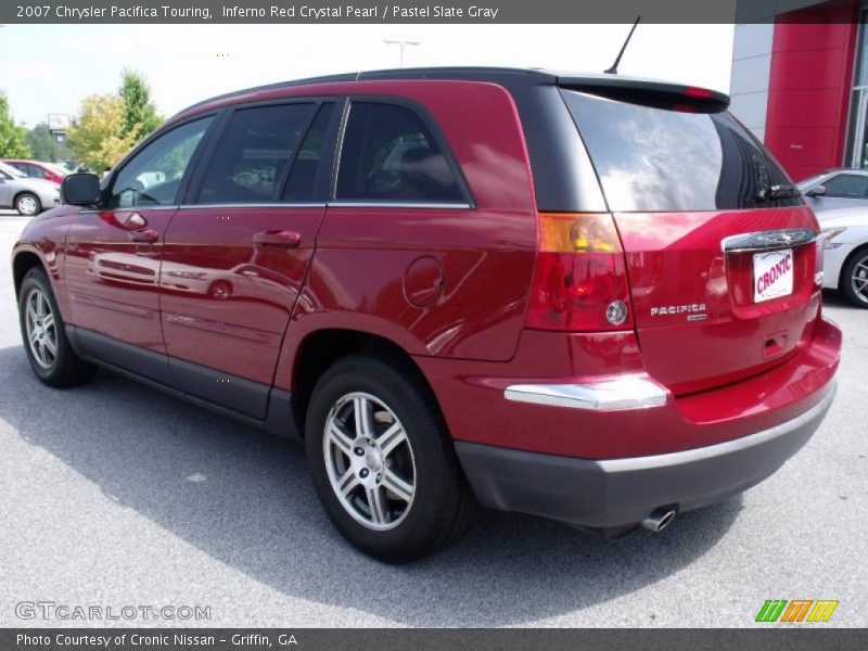 Inferno Red Crystal Pearl / Pastel Slate Gray 2007 Chrysler Pacifica Touring