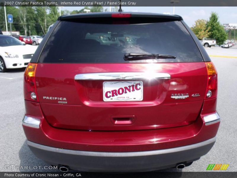 Inferno Red Crystal Pearl / Pastel Slate Gray 2007 Chrysler Pacifica Touring