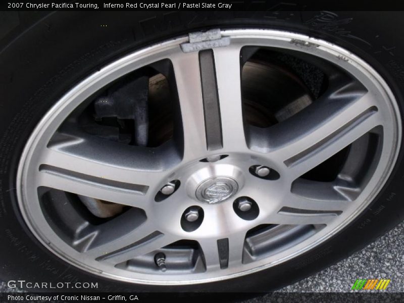 Inferno Red Crystal Pearl / Pastel Slate Gray 2007 Chrysler Pacifica Touring