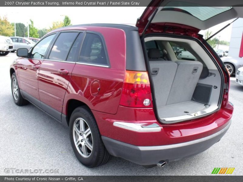 Inferno Red Crystal Pearl / Pastel Slate Gray 2007 Chrysler Pacifica Touring