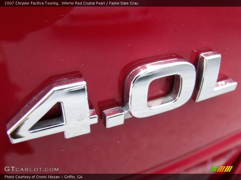 Inferno Red Crystal Pearl / Pastel Slate Gray 2007 Chrysler Pacifica Touring