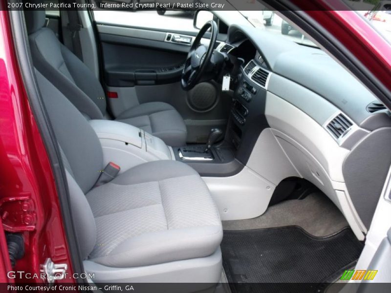 Inferno Red Crystal Pearl / Pastel Slate Gray 2007 Chrysler Pacifica Touring