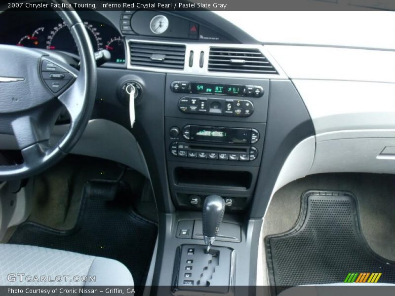 Inferno Red Crystal Pearl / Pastel Slate Gray 2007 Chrysler Pacifica Touring