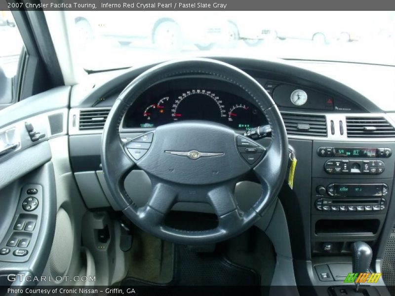 Inferno Red Crystal Pearl / Pastel Slate Gray 2007 Chrysler Pacifica Touring