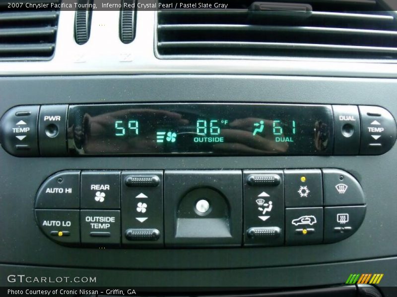Inferno Red Crystal Pearl / Pastel Slate Gray 2007 Chrysler Pacifica Touring