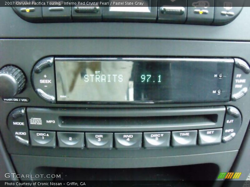 Inferno Red Crystal Pearl / Pastel Slate Gray 2007 Chrysler Pacifica Touring