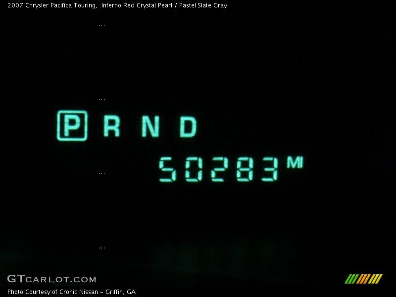 Inferno Red Crystal Pearl / Pastel Slate Gray 2007 Chrysler Pacifica Touring