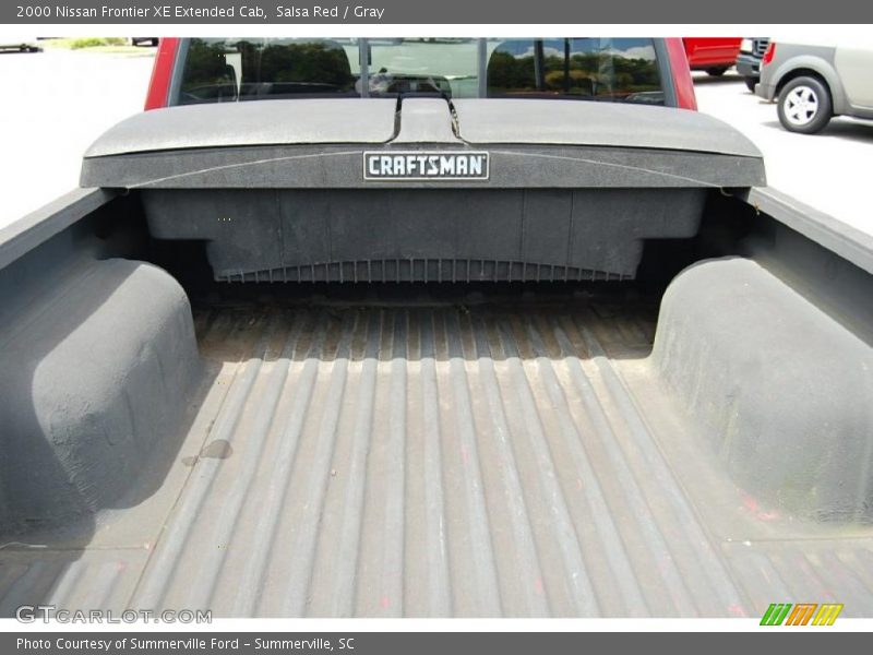 Salsa Red / Gray 2000 Nissan Frontier XE Extended Cab