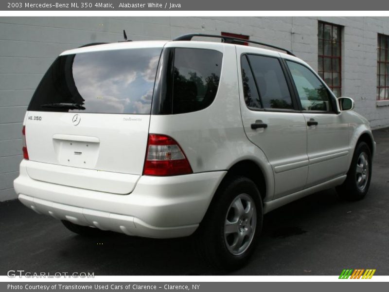 Alabaster White / Java 2003 Mercedes-Benz ML 350 4Matic