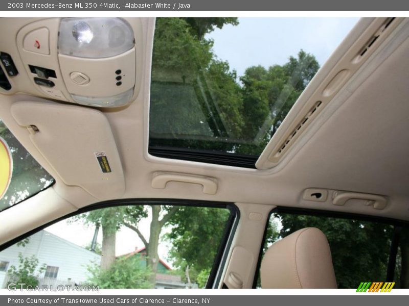 Alabaster White / Java 2003 Mercedes-Benz ML 350 4Matic