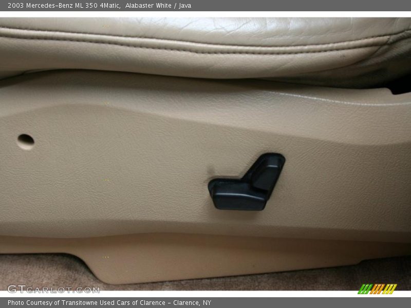 Alabaster White / Java 2003 Mercedes-Benz ML 350 4Matic
