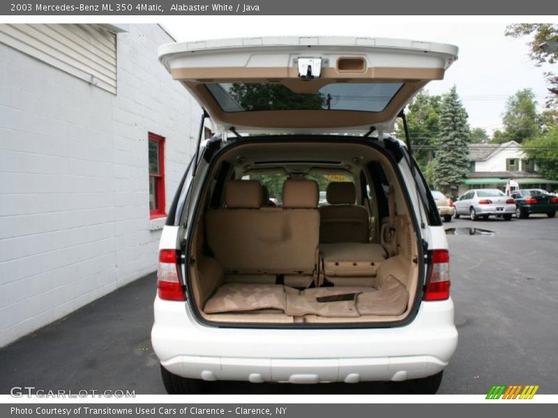 Alabaster White / Java 2003 Mercedes-Benz ML 350 4Matic