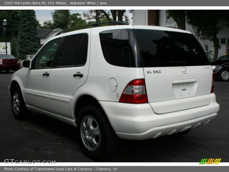 Alabaster White / Java 2003 Mercedes-Benz ML 350 4Matic