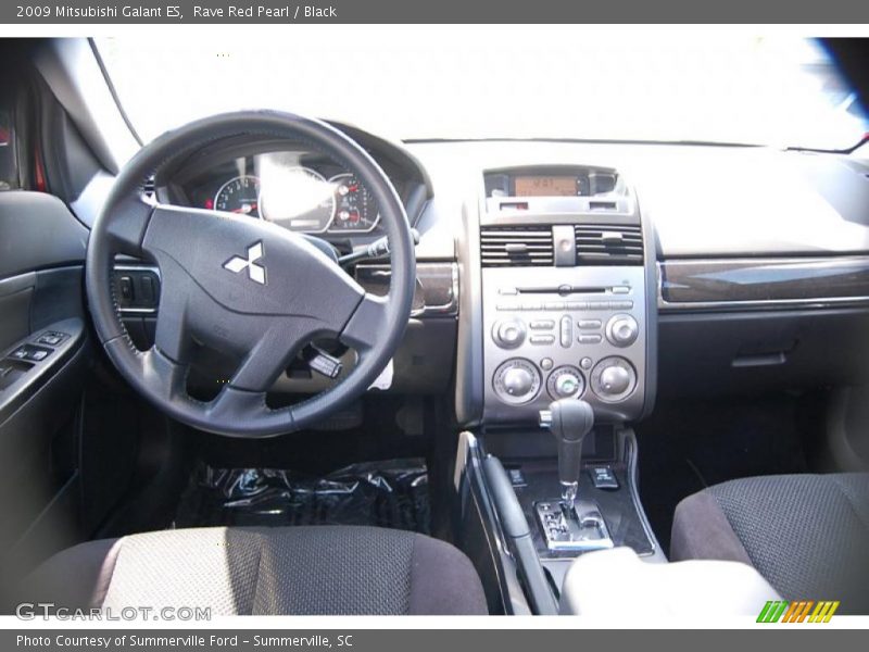 Rave Red Pearl / Black 2009 Mitsubishi Galant ES