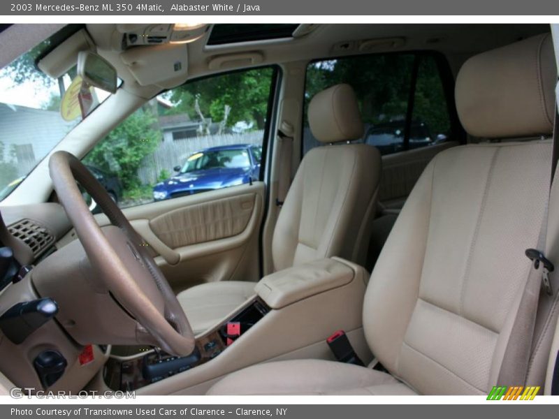 Alabaster White / Java 2003 Mercedes-Benz ML 350 4Matic