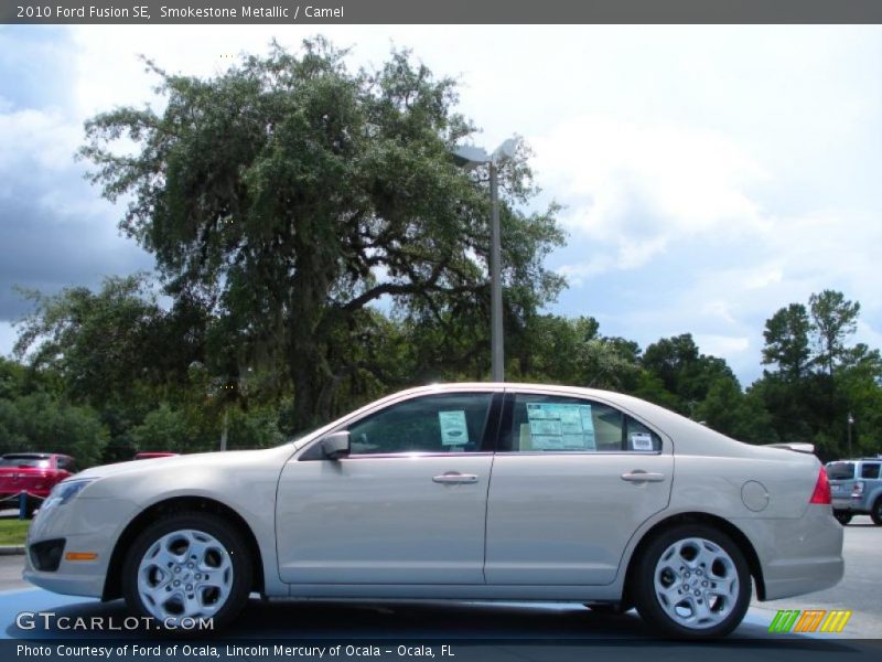 Smokestone Metallic / Camel 2010 Ford Fusion SE