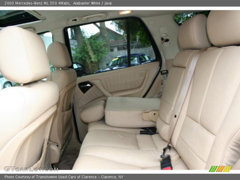 Alabaster White / Java 2003 Mercedes-Benz ML 350 4Matic