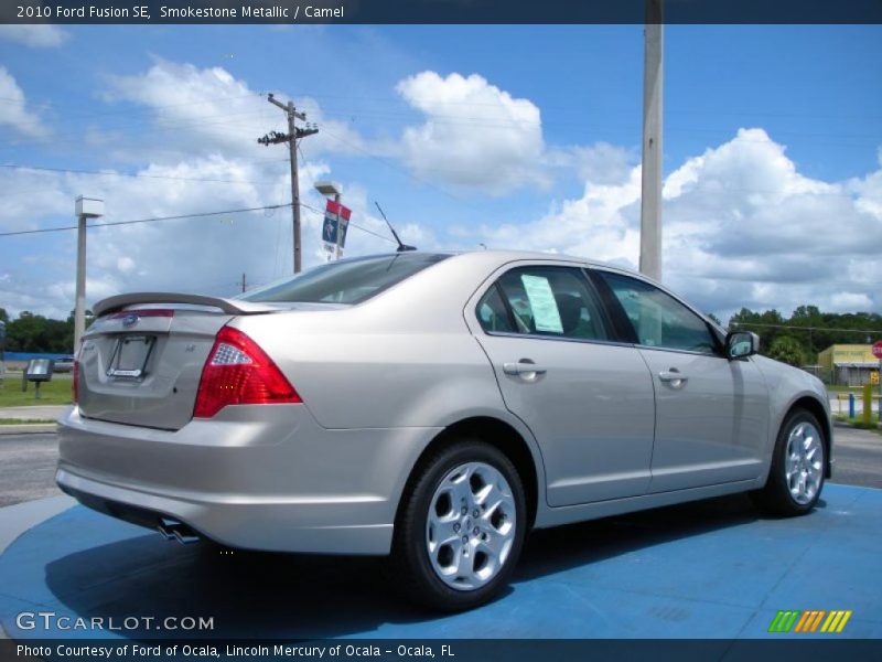 Smokestone Metallic / Camel 2010 Ford Fusion SE