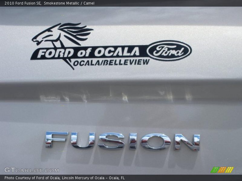 Smokestone Metallic / Camel 2010 Ford Fusion SE