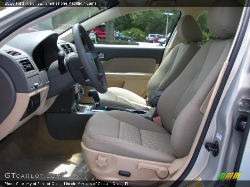 Smokestone Metallic / Camel 2010 Ford Fusion SE