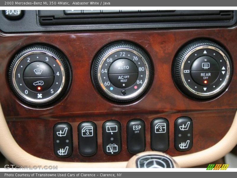 Alabaster White / Java 2003 Mercedes-Benz ML 350 4Matic