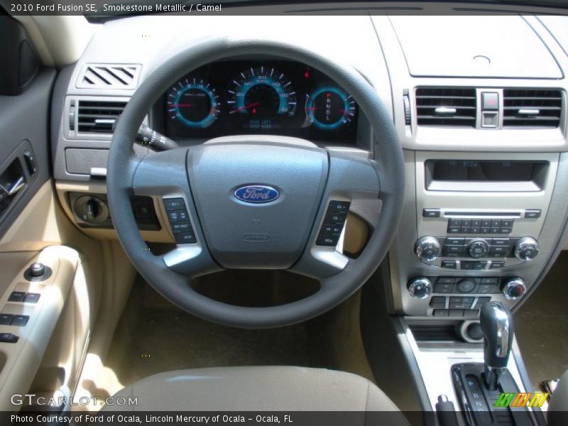 Smokestone Metallic / Camel 2010 Ford Fusion SE
