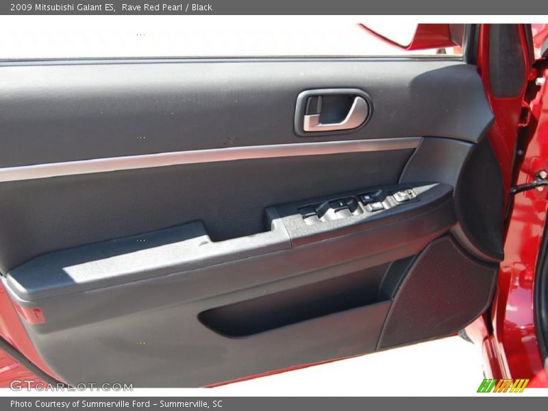 Rave Red Pearl / Black 2009 Mitsubishi Galant ES