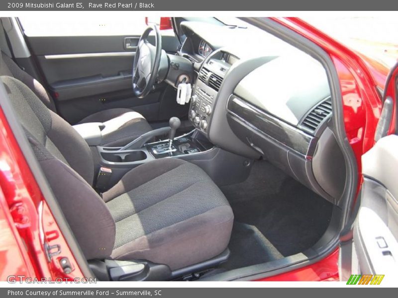 Rave Red Pearl / Black 2009 Mitsubishi Galant ES