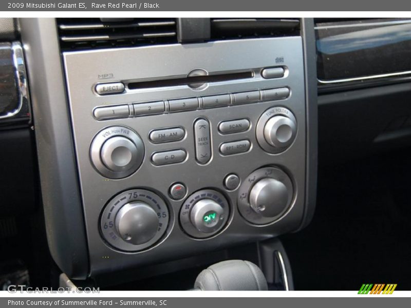 Rave Red Pearl / Black 2009 Mitsubishi Galant ES