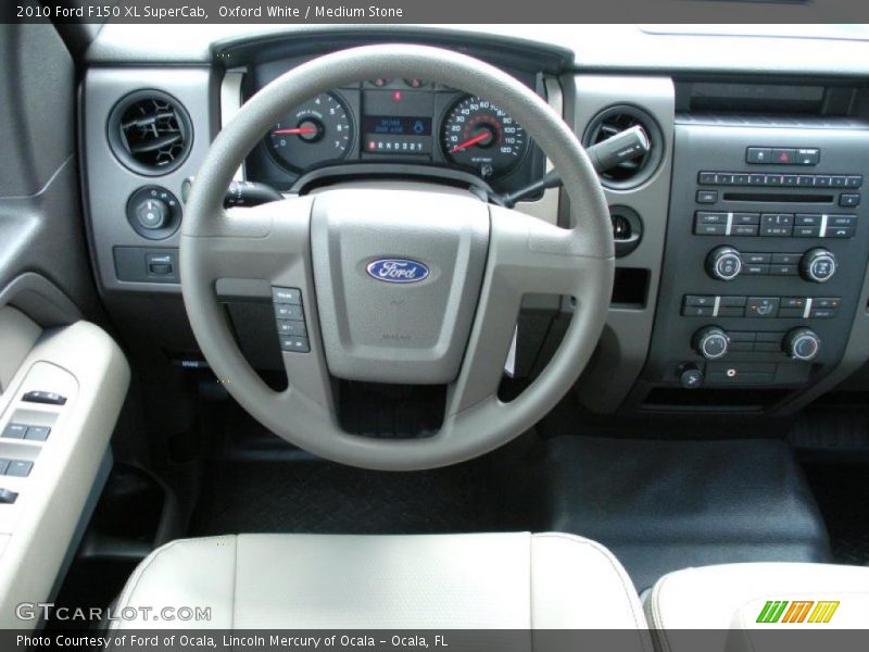 Oxford White / Medium Stone 2010 Ford F150 XL SuperCab