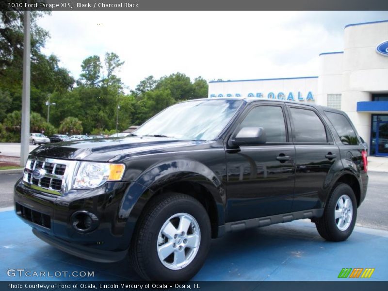 Black / Charcoal Black 2010 Ford Escape XLS