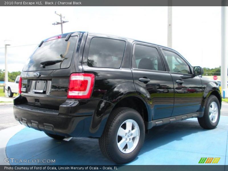 Black / Charcoal Black 2010 Ford Escape XLS