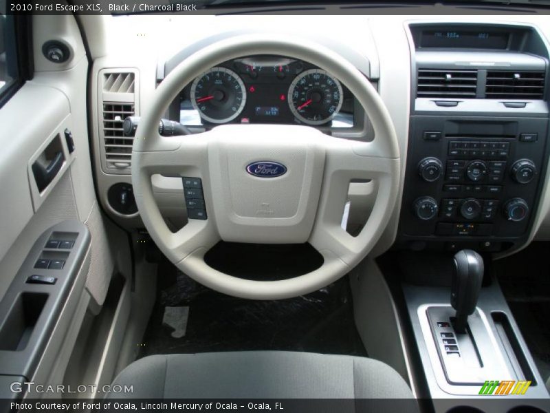 Black / Charcoal Black 2010 Ford Escape XLS