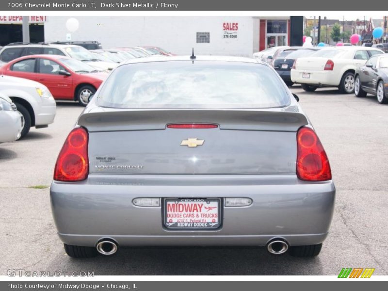 Dark Silver Metallic / Ebony 2006 Chevrolet Monte Carlo LT