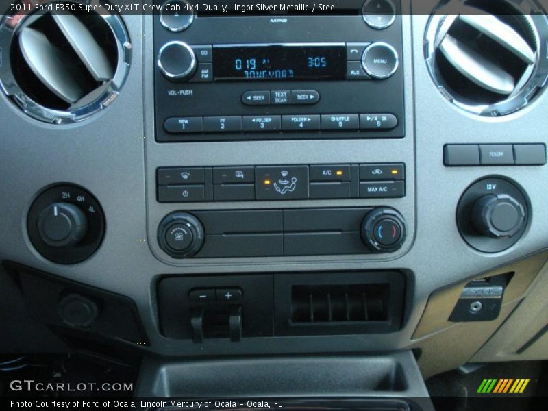 Ingot Silver Metallic / Steel 2011 Ford F350 Super Duty XLT Crew Cab 4x4 Dually